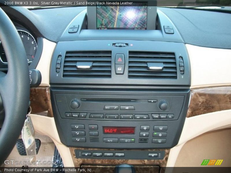 Silver Grey Metallic / Sand Beige/Black Nevada Leather 2008 BMW X3 3.0si