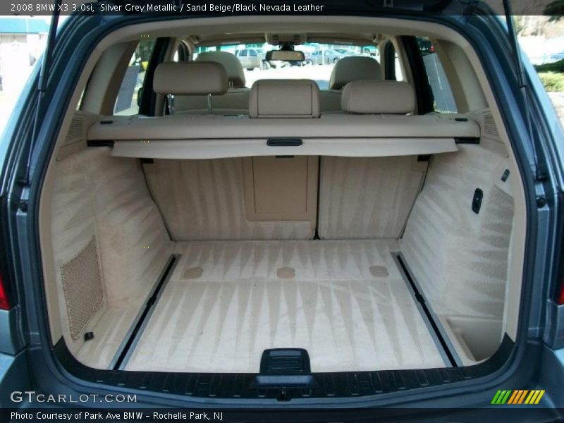 Silver Grey Metallic / Sand Beige/Black Nevada Leather 2008 BMW X3 3.0si