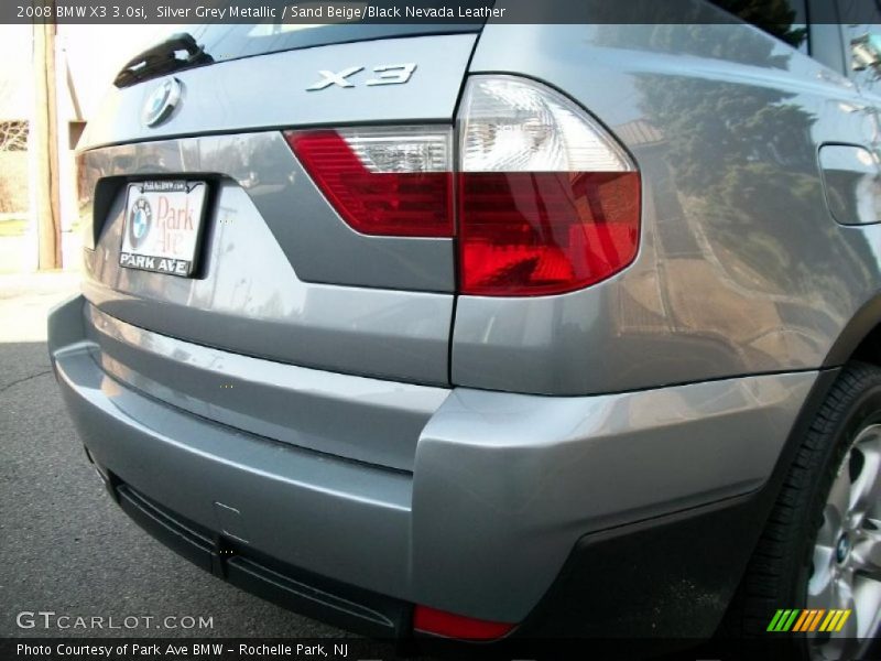 Silver Grey Metallic / Sand Beige/Black Nevada Leather 2008 BMW X3 3.0si