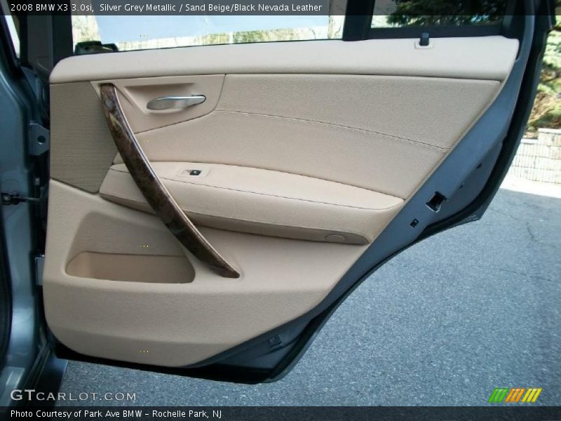 Silver Grey Metallic / Sand Beige/Black Nevada Leather 2008 BMW X3 3.0si