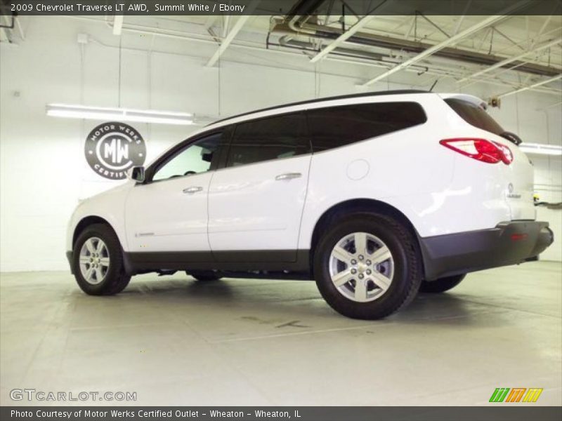 Summit White / Ebony 2009 Chevrolet Traverse LT AWD