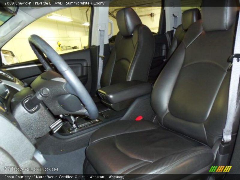 Summit White / Ebony 2009 Chevrolet Traverse LT AWD