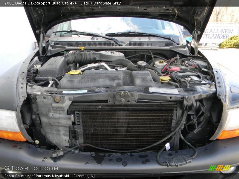 Black / Dark Slate Gray 2001 Dodge Dakota Sport Quad Cab 4x4