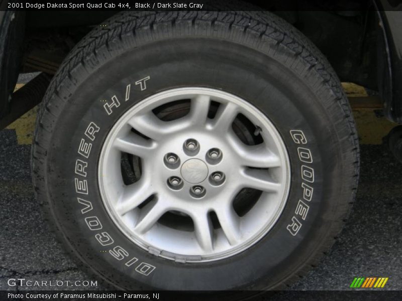 Black / Dark Slate Gray 2001 Dodge Dakota Sport Quad Cab 4x4