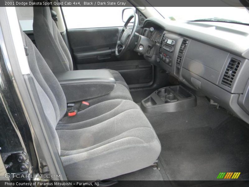 Black / Dark Slate Gray 2001 Dodge Dakota Sport Quad Cab 4x4