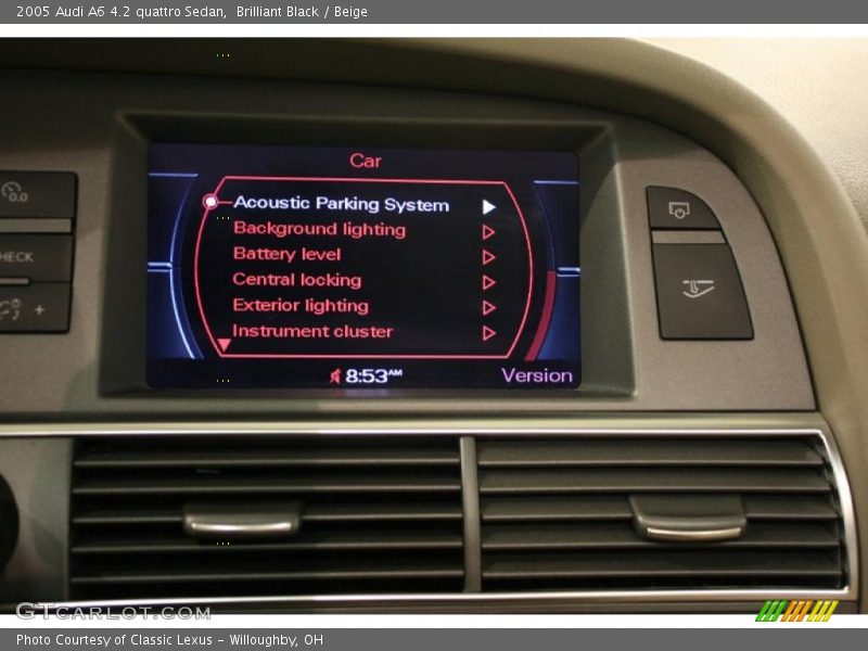 Brilliant Black / Beige 2005 Audi A6 4.2 quattro Sedan