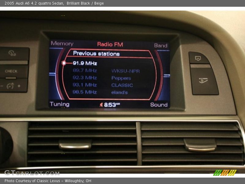 Brilliant Black / Beige 2005 Audi A6 4.2 quattro Sedan