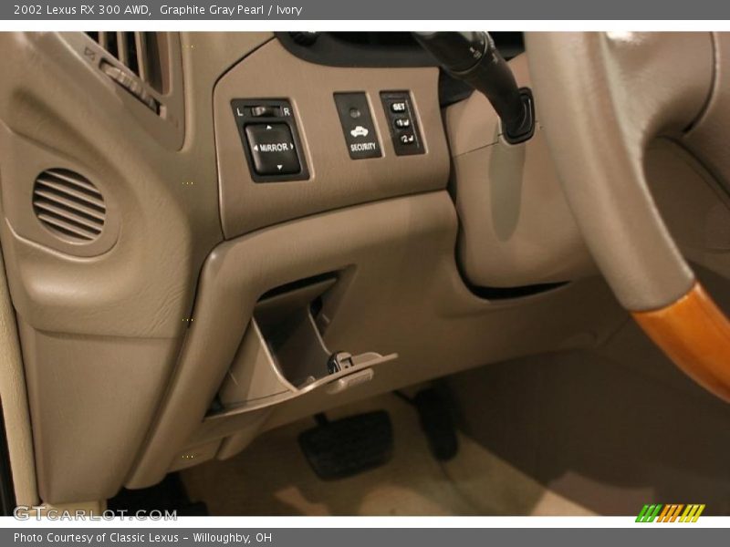 Graphite Gray Pearl / Ivory 2002 Lexus RX 300 AWD