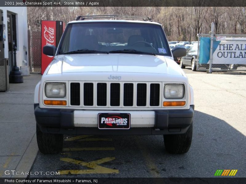 Stone White / Agate 2001 Jeep Cherokee Sport 4x4