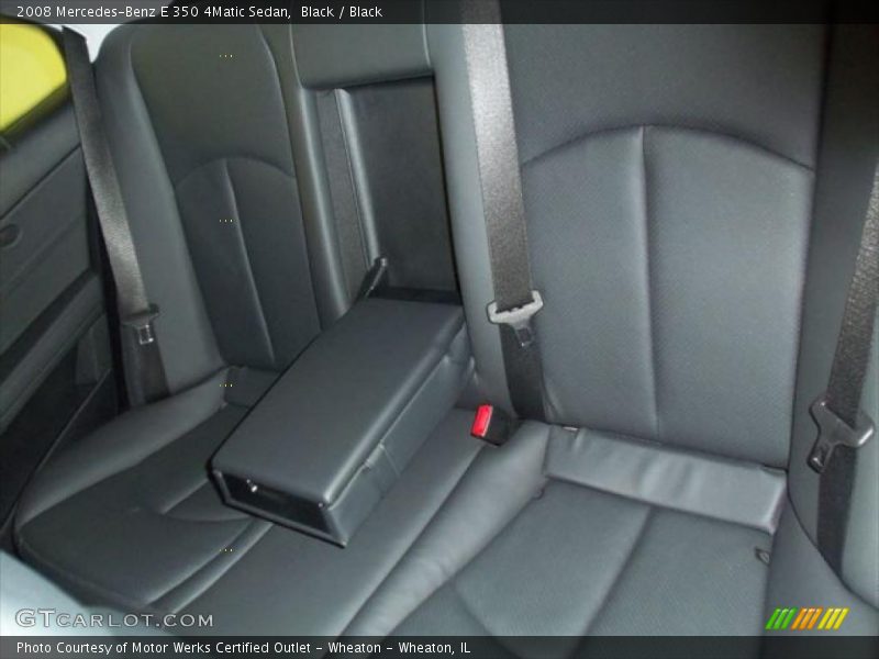 Black / Black 2008 Mercedes-Benz E 350 4Matic Sedan