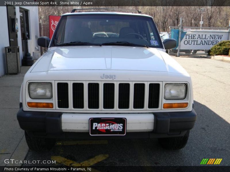 Stone White / Agate 2001 Jeep Cherokee Sport 4x4