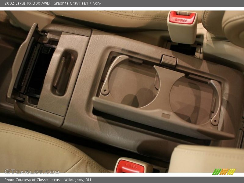 Graphite Gray Pearl / Ivory 2002 Lexus RX 300 AWD