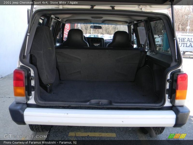 Stone White / Agate 2001 Jeep Cherokee Sport 4x4