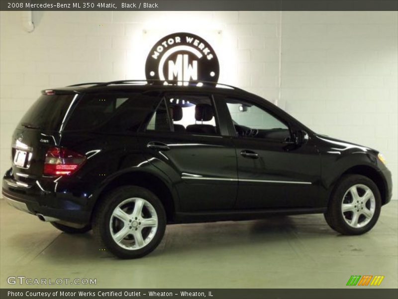 Black / Black 2008 Mercedes-Benz ML 350 4Matic
