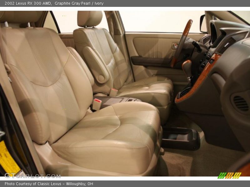 Graphite Gray Pearl / Ivory 2002 Lexus RX 300 AWD