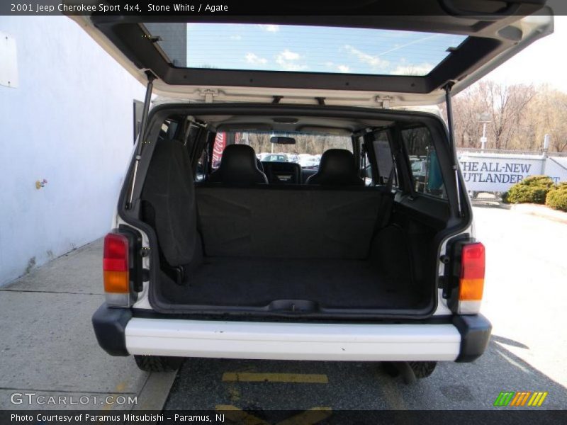 Stone White / Agate 2001 Jeep Cherokee Sport 4x4