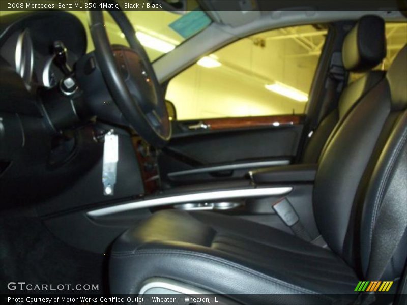 Black / Black 2008 Mercedes-Benz ML 350 4Matic