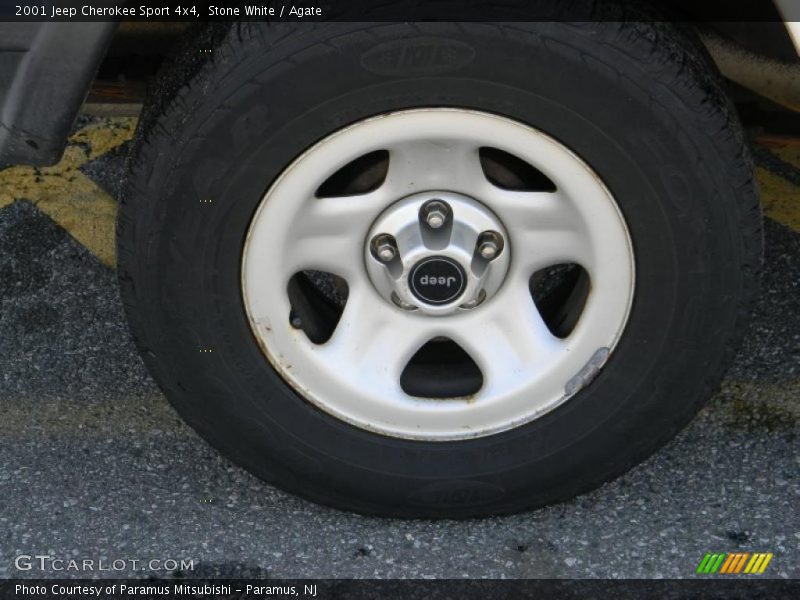 Stone White / Agate 2001 Jeep Cherokee Sport 4x4
