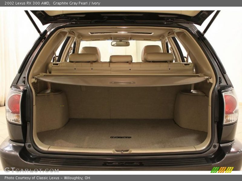 Graphite Gray Pearl / Ivory 2002 Lexus RX 300 AWD