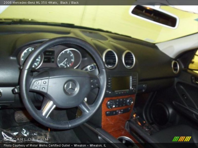 Black / Black 2008 Mercedes-Benz ML 350 4Matic