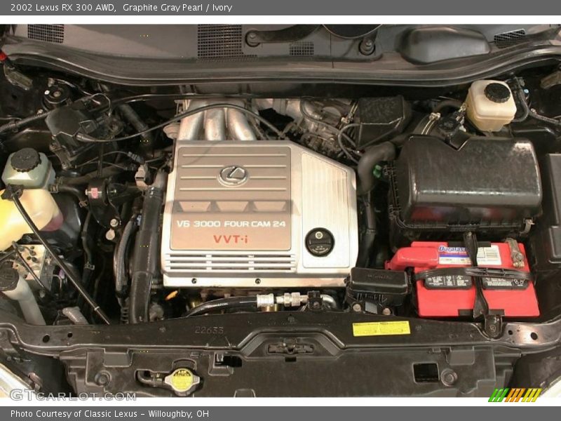 Graphite Gray Pearl / Ivory 2002 Lexus RX 300 AWD
