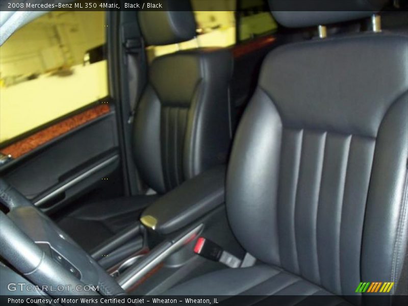 Black / Black 2008 Mercedes-Benz ML 350 4Matic