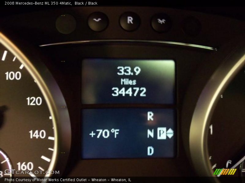 Black / Black 2008 Mercedes-Benz ML 350 4Matic