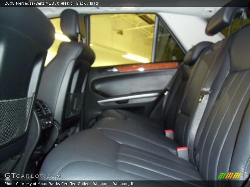 Black / Black 2008 Mercedes-Benz ML 350 4Matic