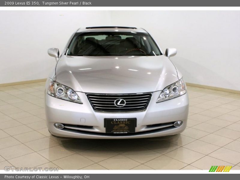 Tungsten Silver Pearl / Black 2009 Lexus ES 350