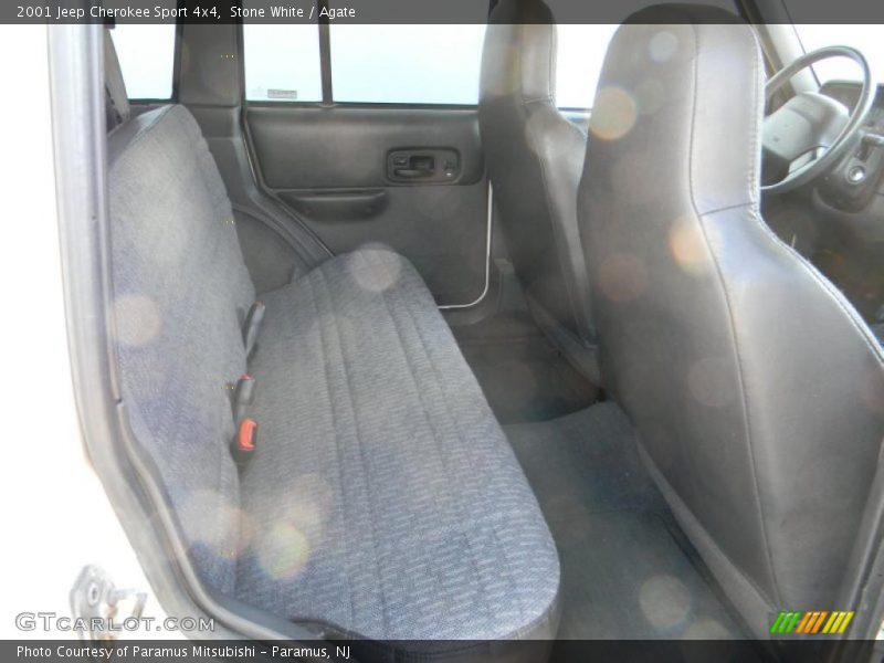 Stone White / Agate 2001 Jeep Cherokee Sport 4x4