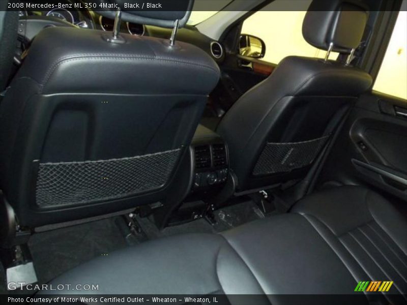 Black / Black 2008 Mercedes-Benz ML 350 4Matic