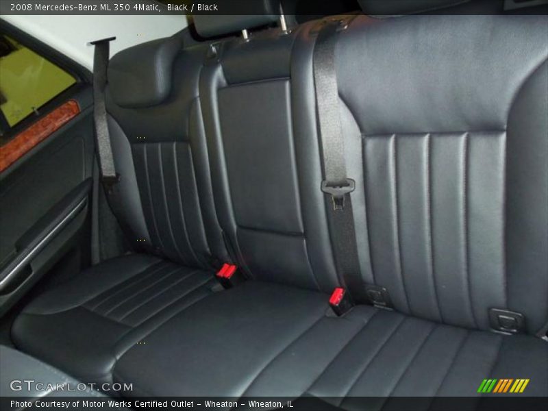 Black / Black 2008 Mercedes-Benz ML 350 4Matic