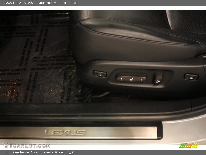 Tungsten Silver Pearl / Black 2009 Lexus ES 350