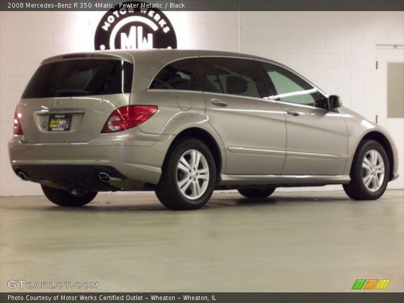 Pewter Metallic / Black 2008 Mercedes-Benz R 350 4Matic