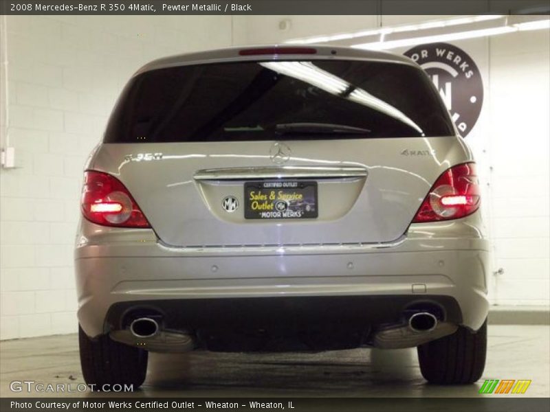 Pewter Metallic / Black 2008 Mercedes-Benz R 350 4Matic