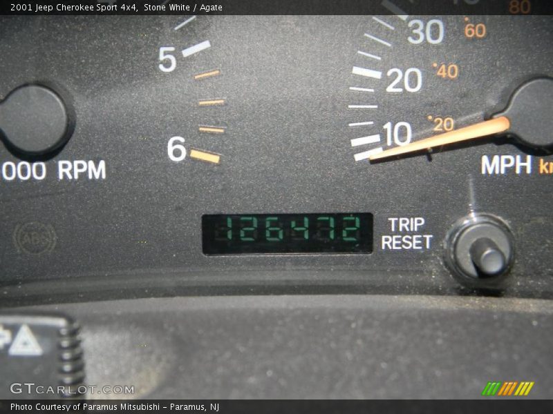 Stone White / Agate 2001 Jeep Cherokee Sport 4x4