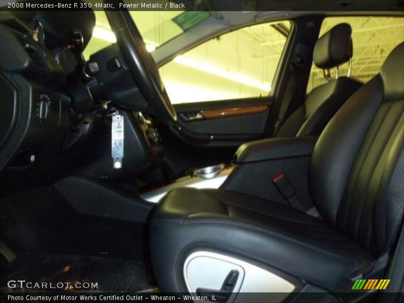 Pewter Metallic / Black 2008 Mercedes-Benz R 350 4Matic