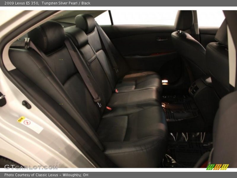 Tungsten Silver Pearl / Black 2009 Lexus ES 350