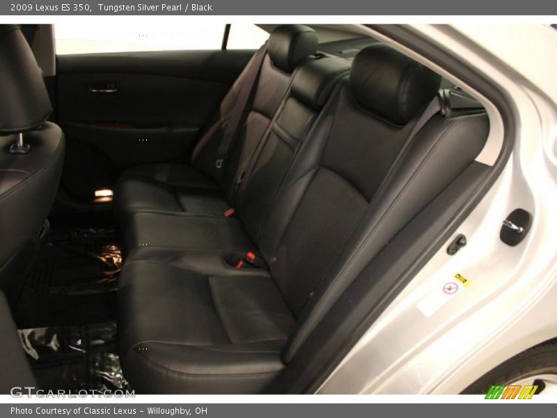 Tungsten Silver Pearl / Black 2009 Lexus ES 350