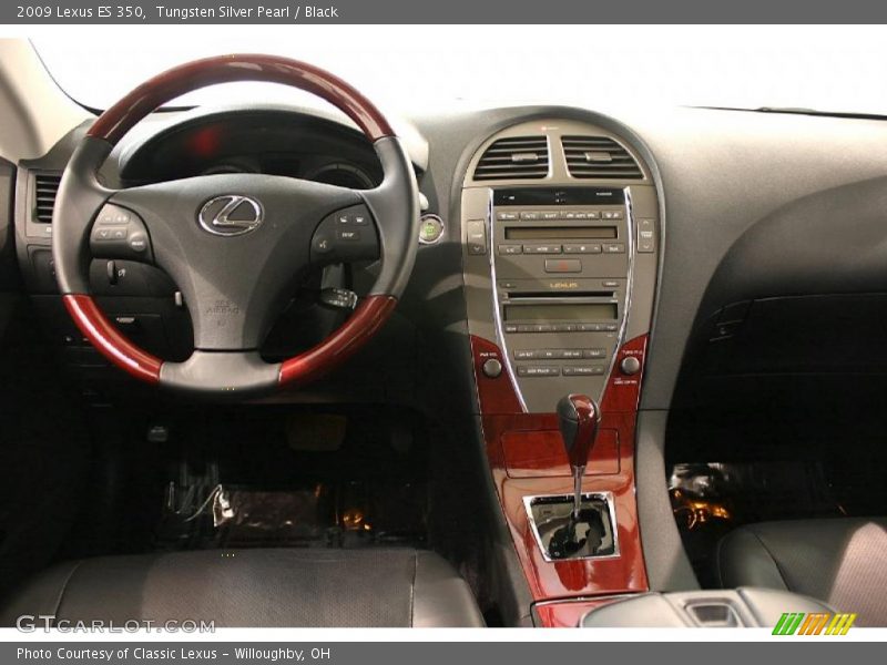 Tungsten Silver Pearl / Black 2009 Lexus ES 350