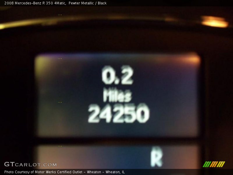 Pewter Metallic / Black 2008 Mercedes-Benz R 350 4Matic
