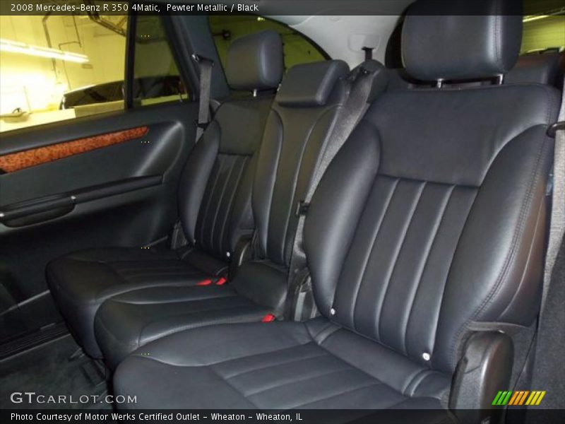 Pewter Metallic / Black 2008 Mercedes-Benz R 350 4Matic