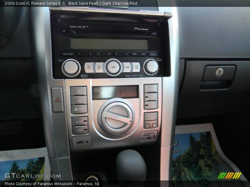 Black Sand Pearl / Dark Charcoal/Red 2009 Scion tC Release Series 5.0