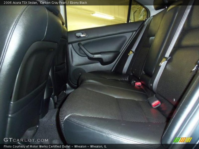 Carbon Gray Pearl / Ebony Black 2006 Acura TSX Sedan