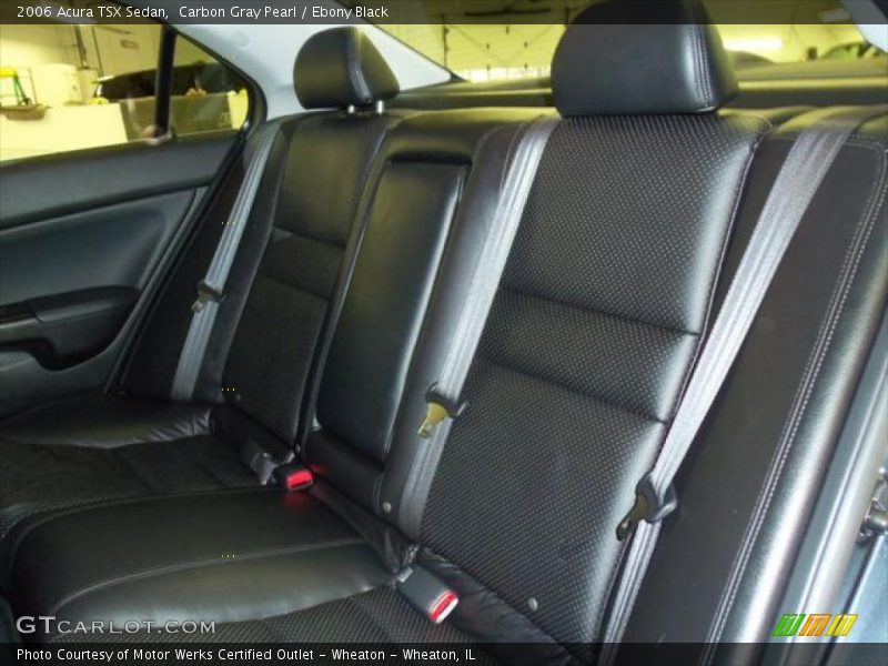Carbon Gray Pearl / Ebony Black 2006 Acura TSX Sedan