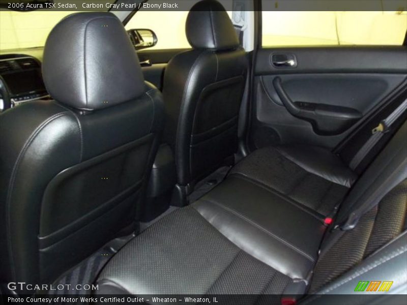 Carbon Gray Pearl / Ebony Black 2006 Acura TSX Sedan
