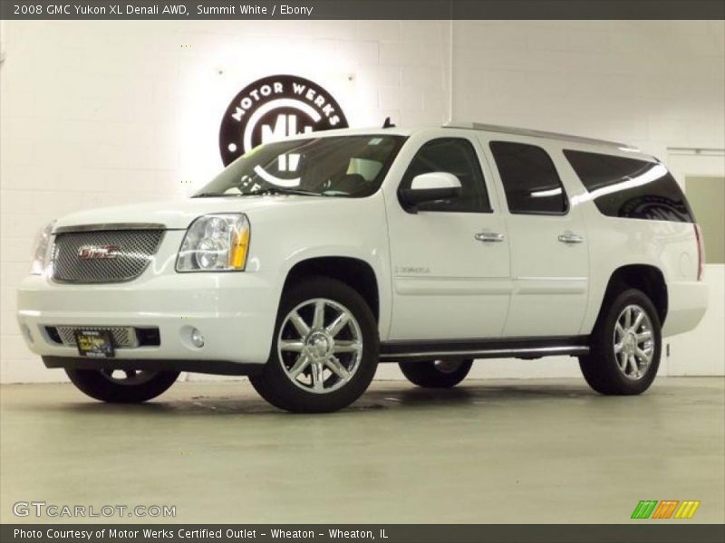 Summit White / Ebony 2008 GMC Yukon XL Denali AWD