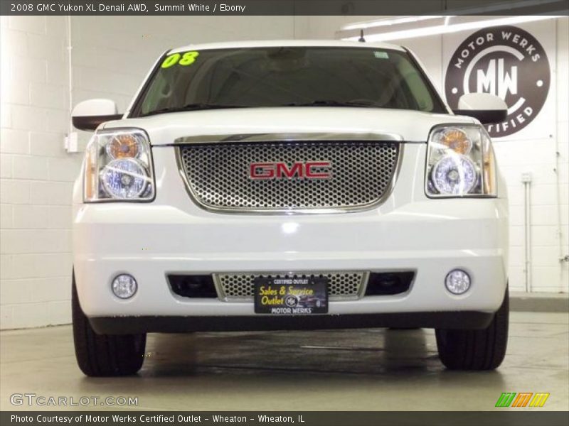 Summit White / Ebony 2008 GMC Yukon XL Denali AWD