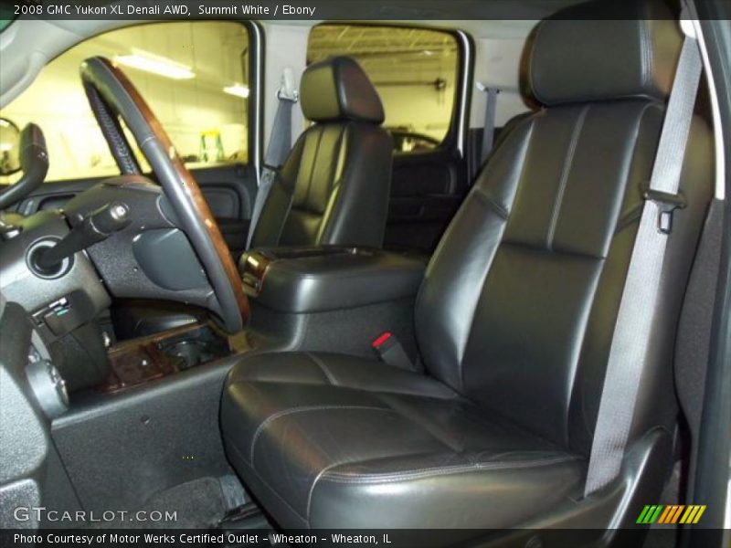 Summit White / Ebony 2008 GMC Yukon XL Denali AWD