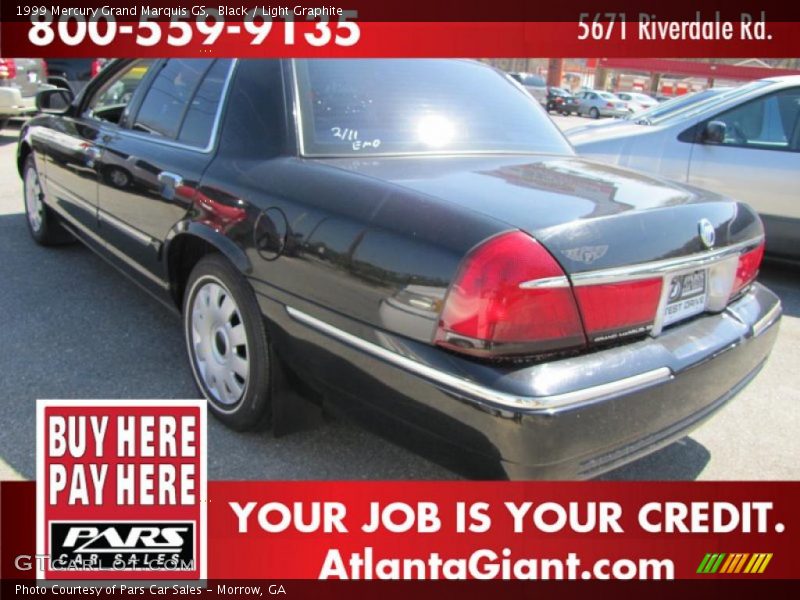 Black / Light Graphite 1999 Mercury Grand Marquis GS